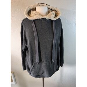 Aerie Grey Hoodie Blank mens size XS